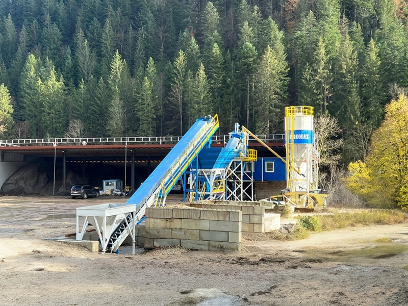 60m³/h Plus Compact Concrete Batching Plant